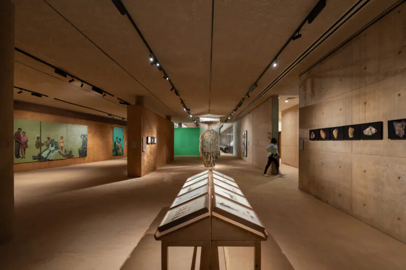 Sculptural forms in the permanent collection